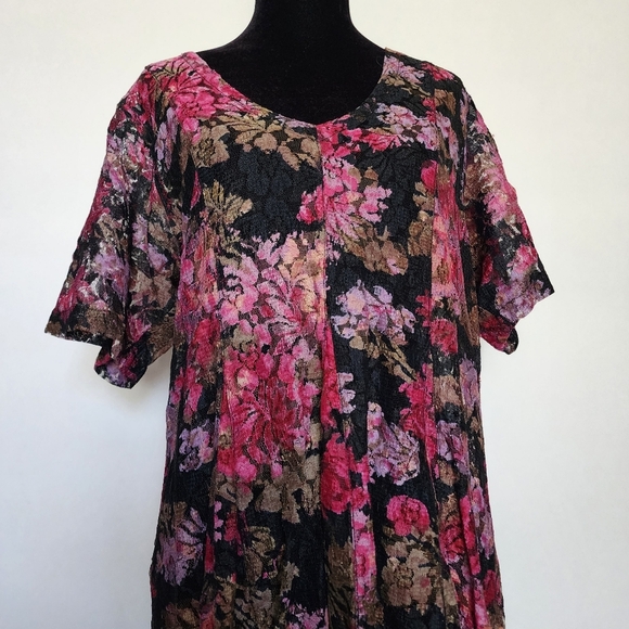 Vintage lace floral high low dress - Picture 7 of 13